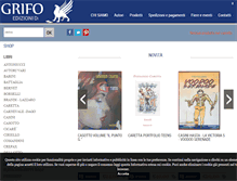 Tablet Screenshot of grifoedizioni.it